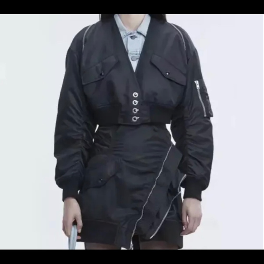 Crop Flight Jacket - Picture 5 of 5